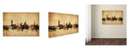 Trademark Global Michael Tompsett 'Florence Italy Skyline' Canvas Art - 16" x 24"